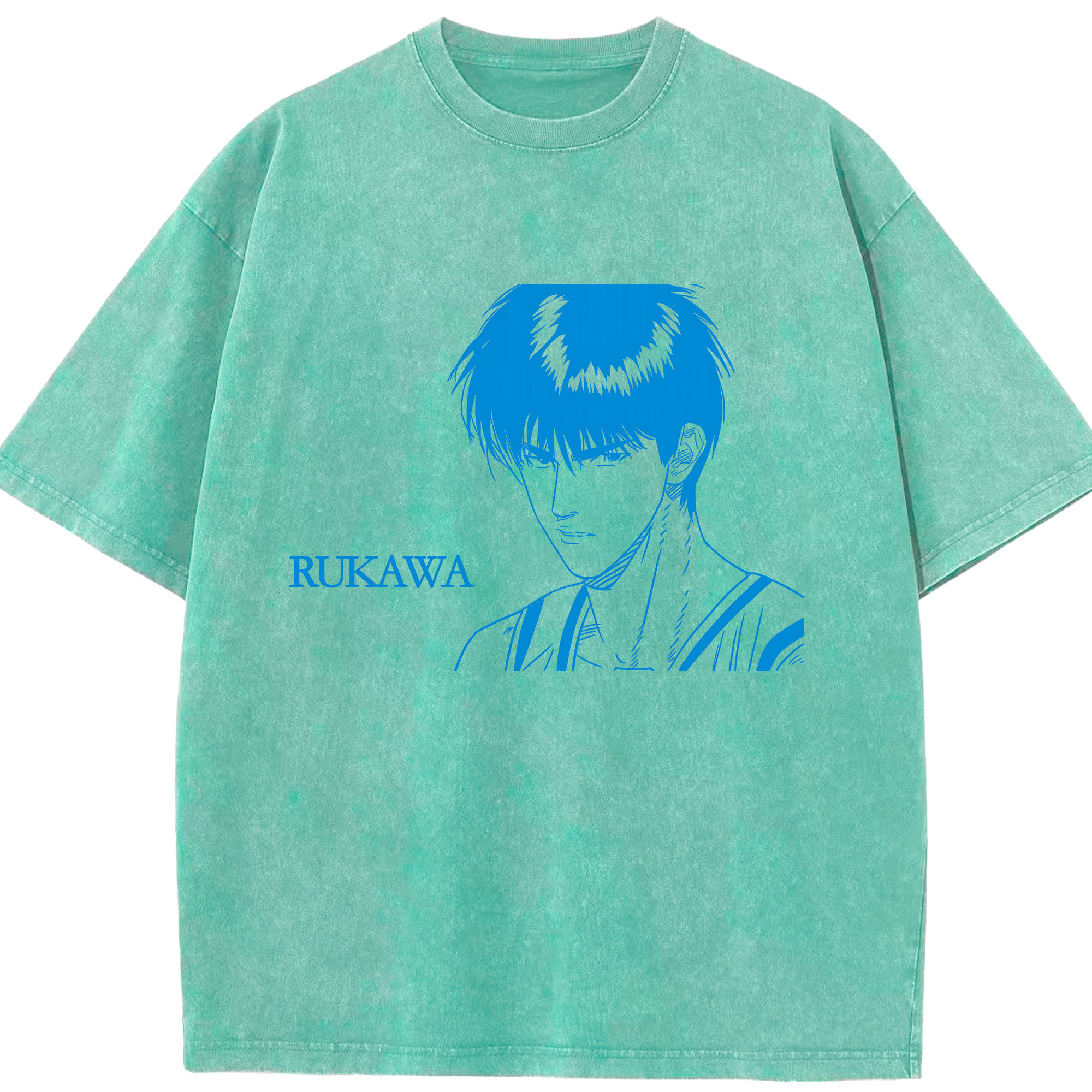 （画像用） SLAM DUNK／スラムダンク 綿100% ヴィンテージ風 半袖Tシャツ（フロントプリント）